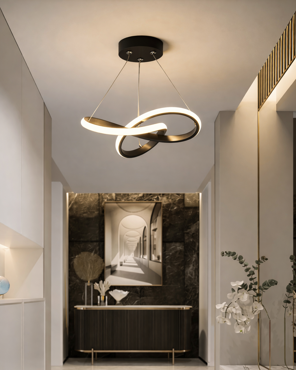 Lámpara de Techo LED Nórdica Minimalista para Interior