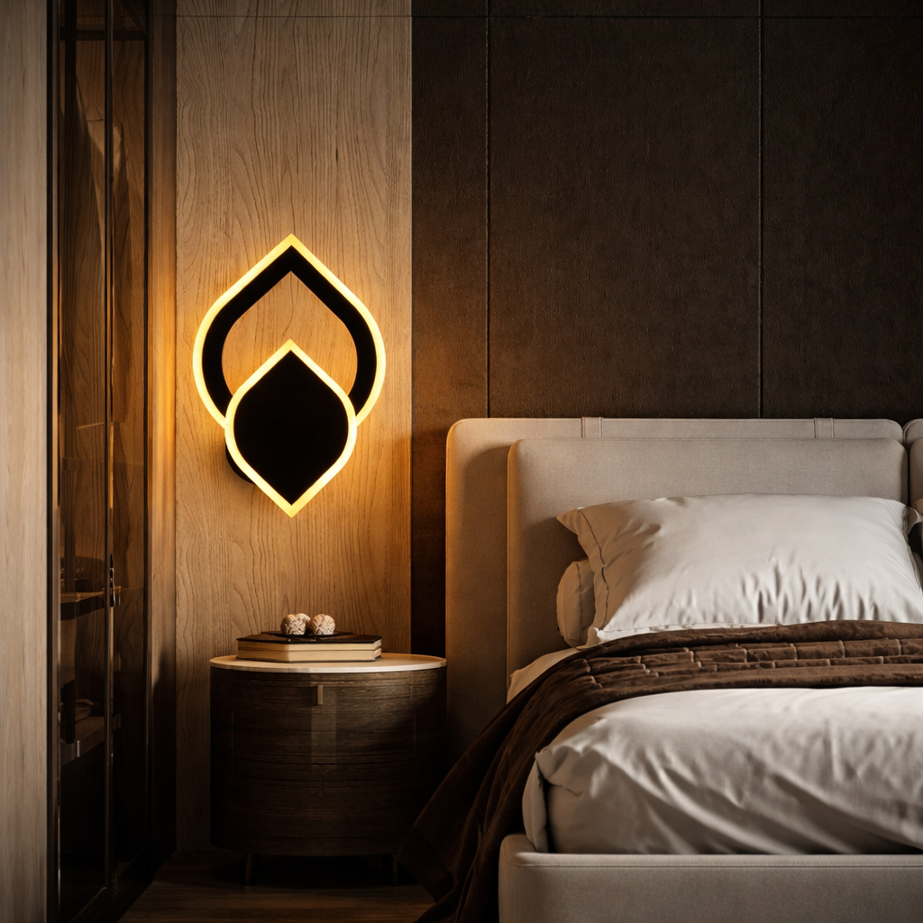 Aplique LED Moderno de Acrílico para Dormitorio y Pasillo