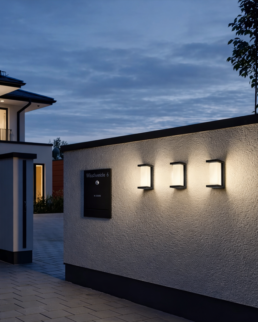 Lámpara de Pared Exterior LED Impermeable Moderna