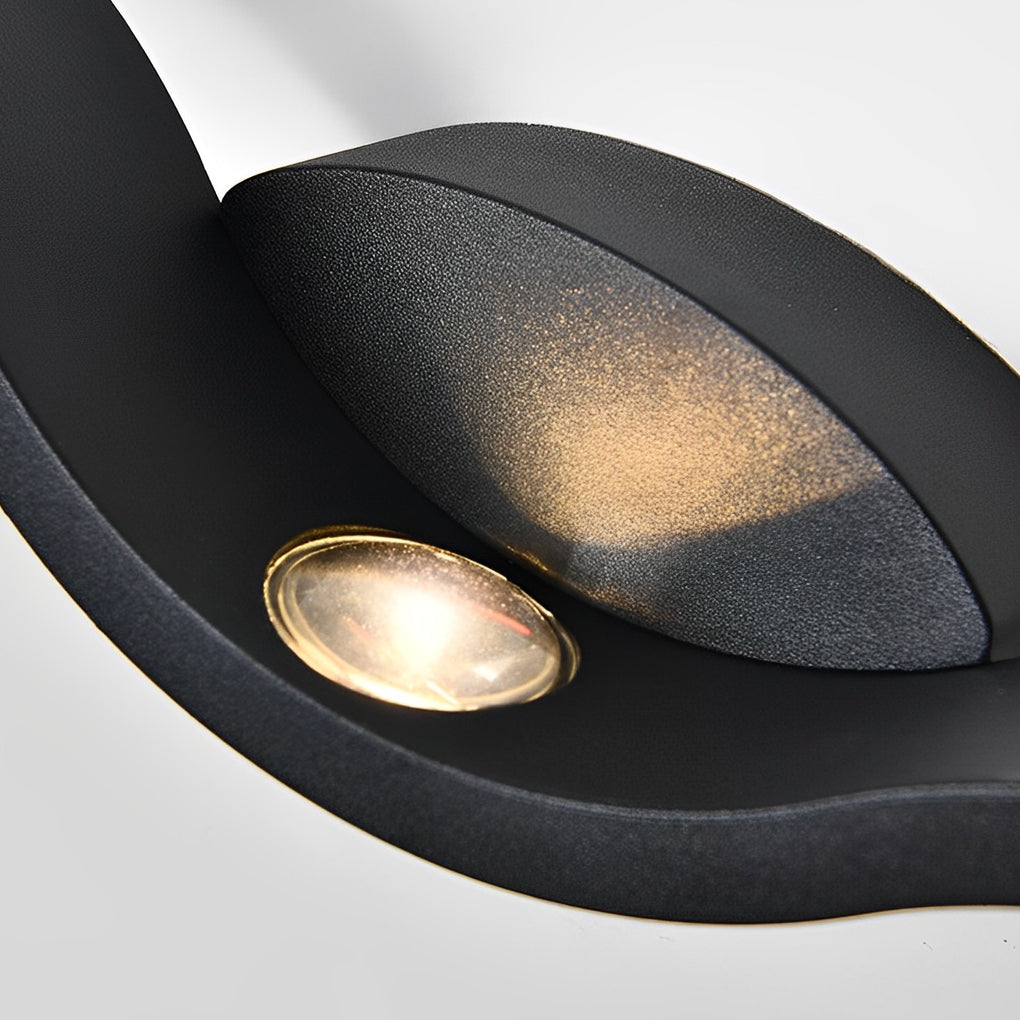 Aplique LED Exterior Up Down Diseño Ondas – Luz de Pared