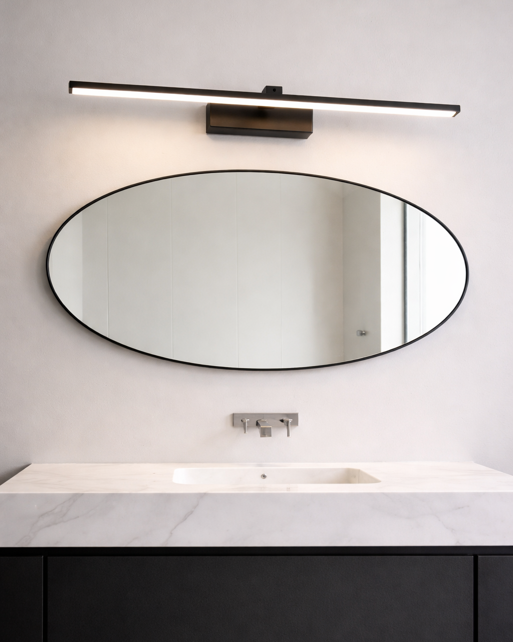 Luz LED para Espejo de Baño Aplique Moderno de Aluminio