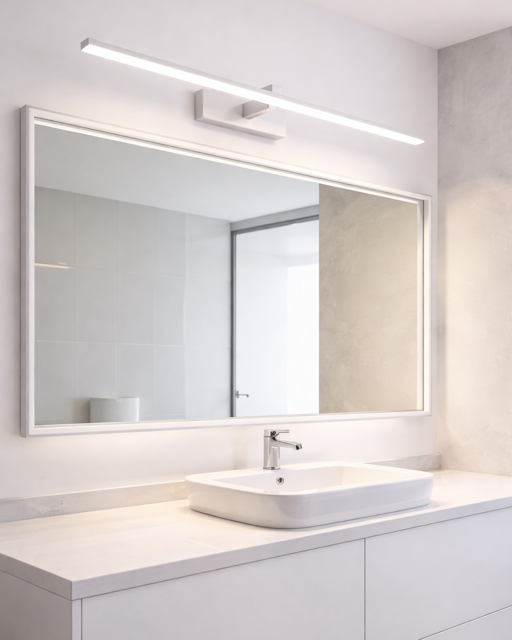 Luz LED para Espejo de Baño Aplique Moderno de Aluminio