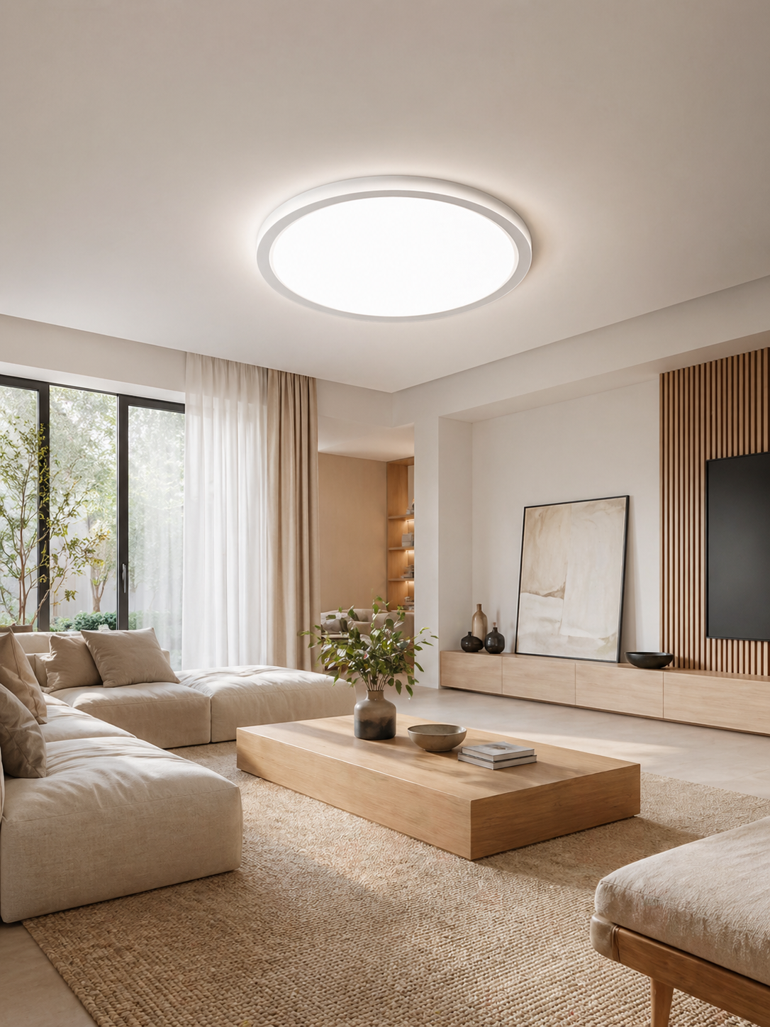 Plafón LED Redondo Ultrafino para Baño y Dormitorio