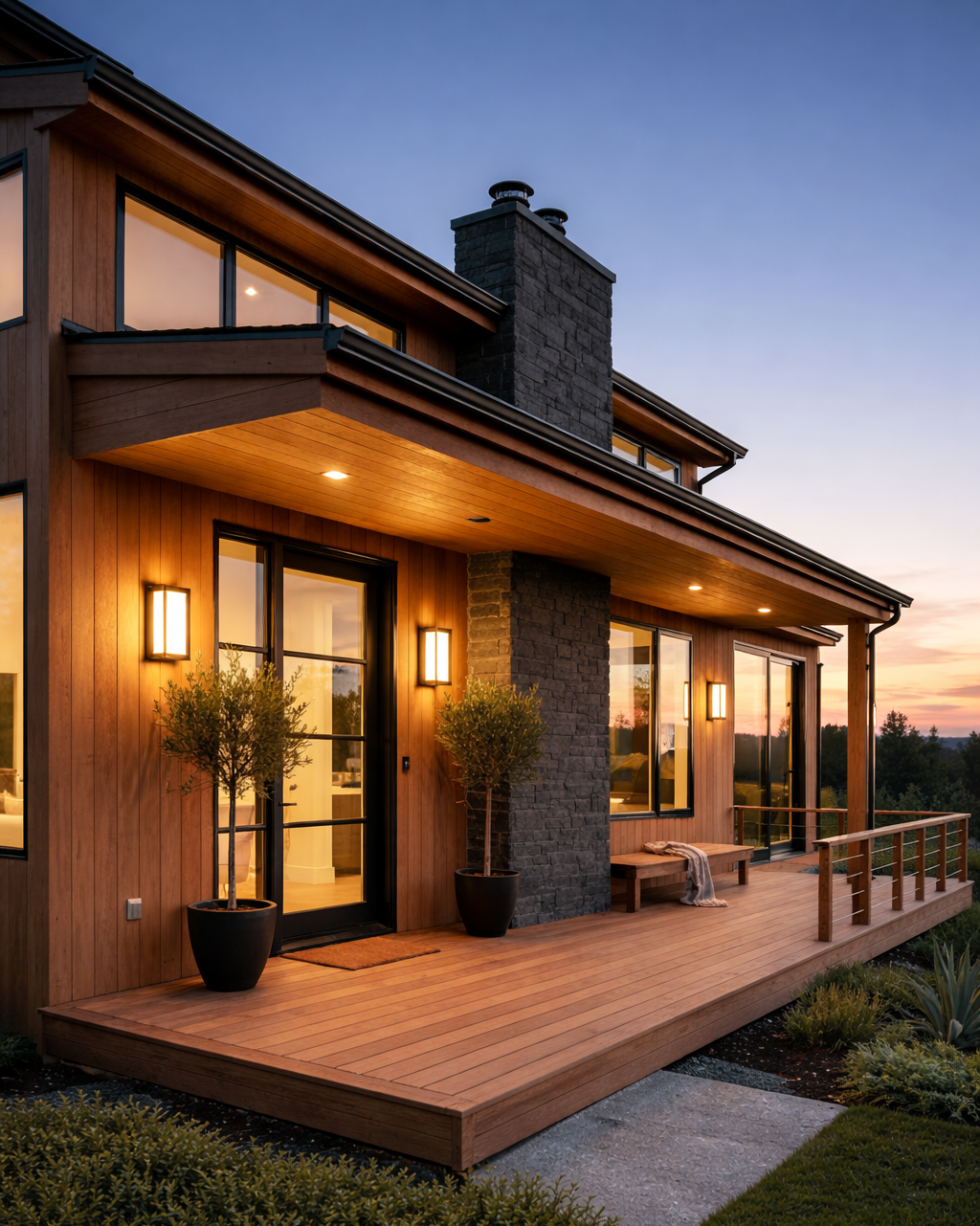 Lámpara de Pared Exterior LED Impermeable Moderna