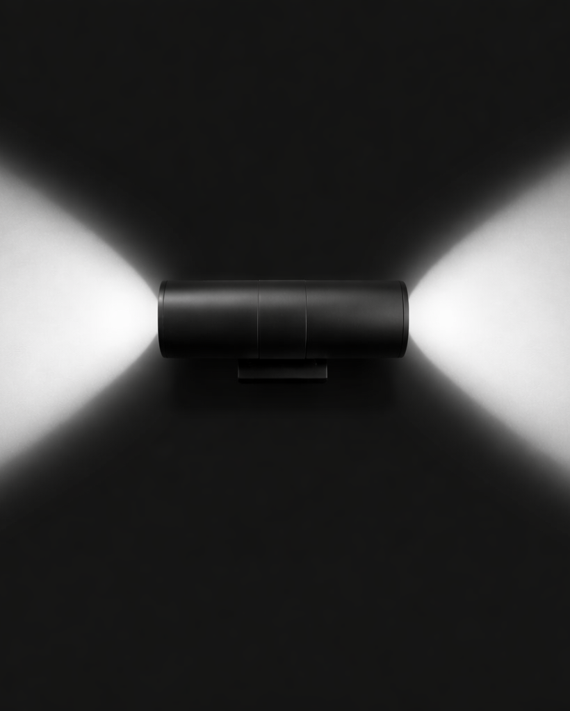 Aplique de Pared Exterior LED Tipo Proyector Negro