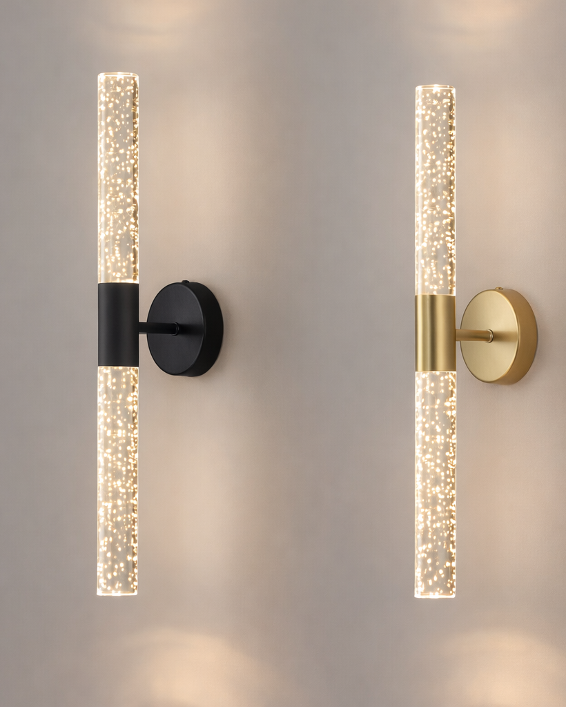 Aplique de Pared LED Cristal Burbuja Minimalista