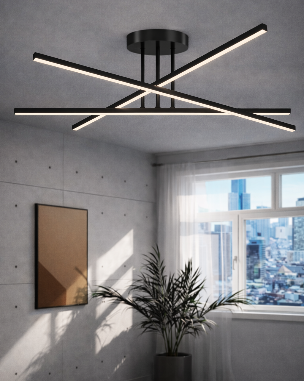 Plafón LED Moderno Nórdico para Dormitorio y Salón