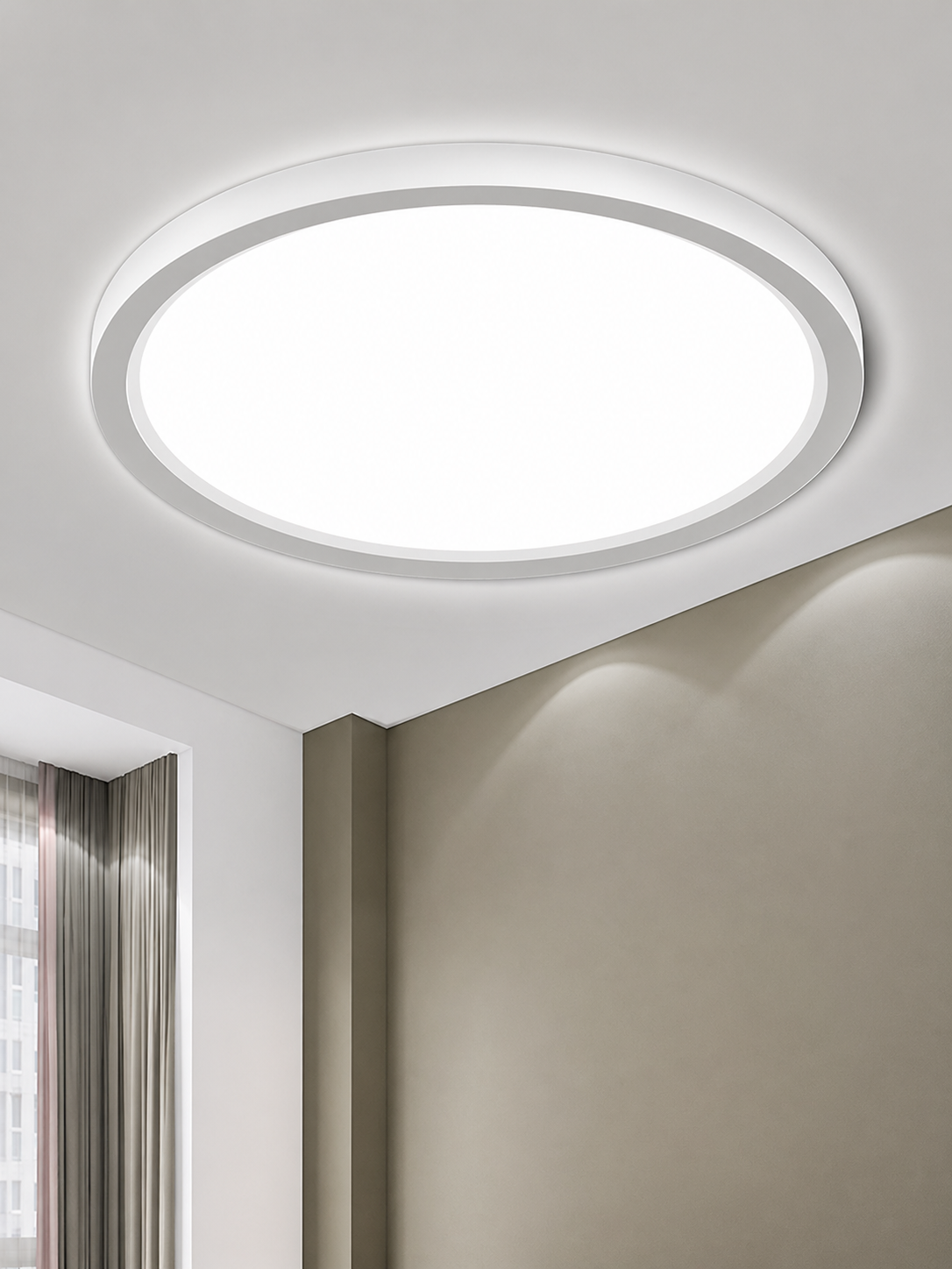 Plafón LED Redondo Ultrafino para Baño y Dormitorio