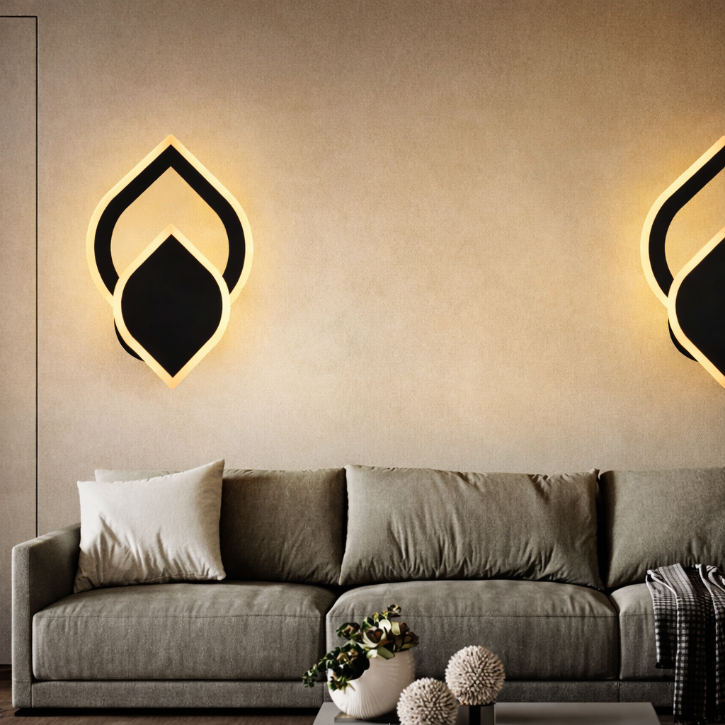 Aplique LED Moderno de Acrílico para Dormitorio y Pasillo