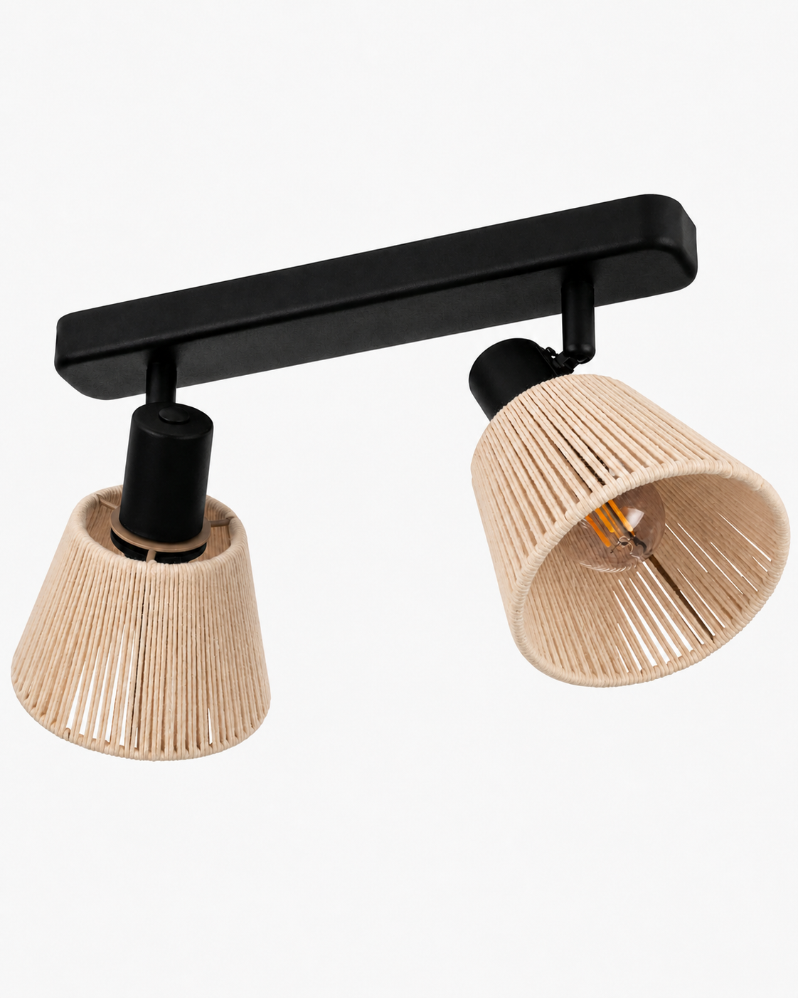 Lámpara de Techo con Focos Orientables Verde Oliva E14