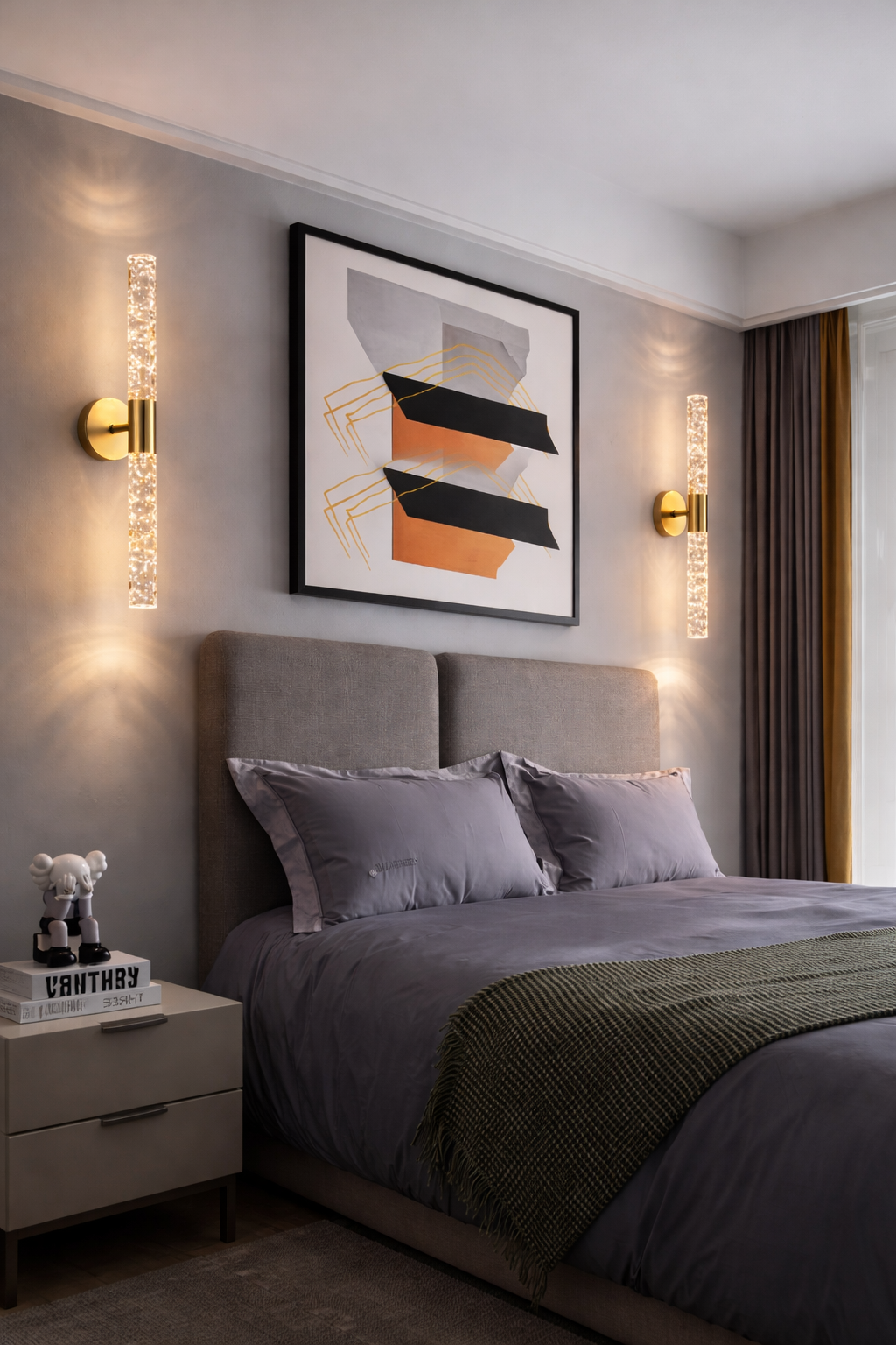 Aplique de Pared LED Cristal Burbuja Minimalista