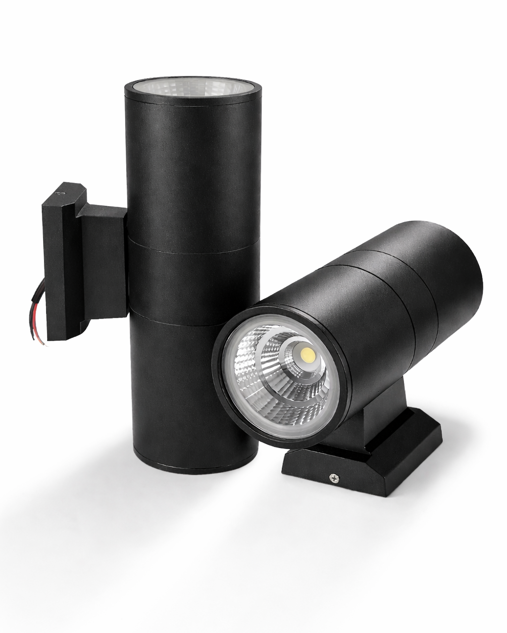 Aplique de Pared Exterior LED Tipo Proyector Negro