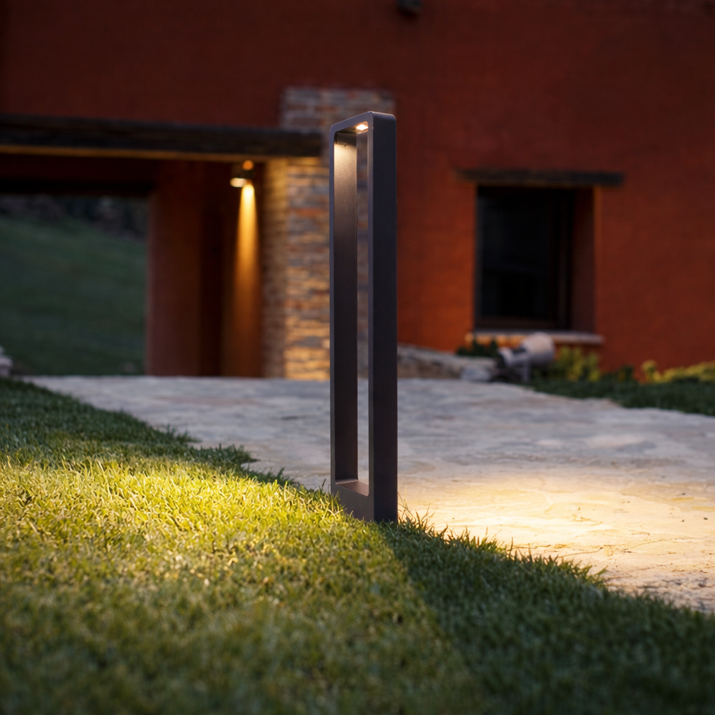 Baliza LED de Jardín Impermeable Tipo Pilar Moderno