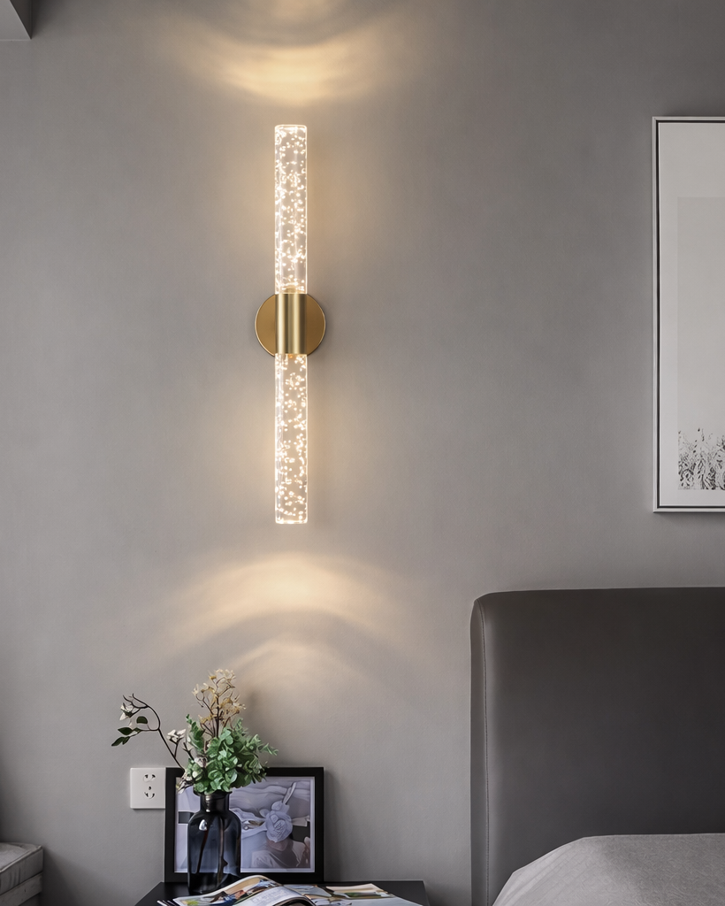 Aplique de Pared LED Cristal Burbuja Minimalista