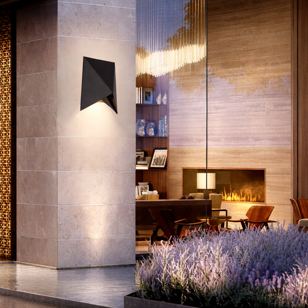 Aplique de Pared LED Geométrico Creativo para Interior