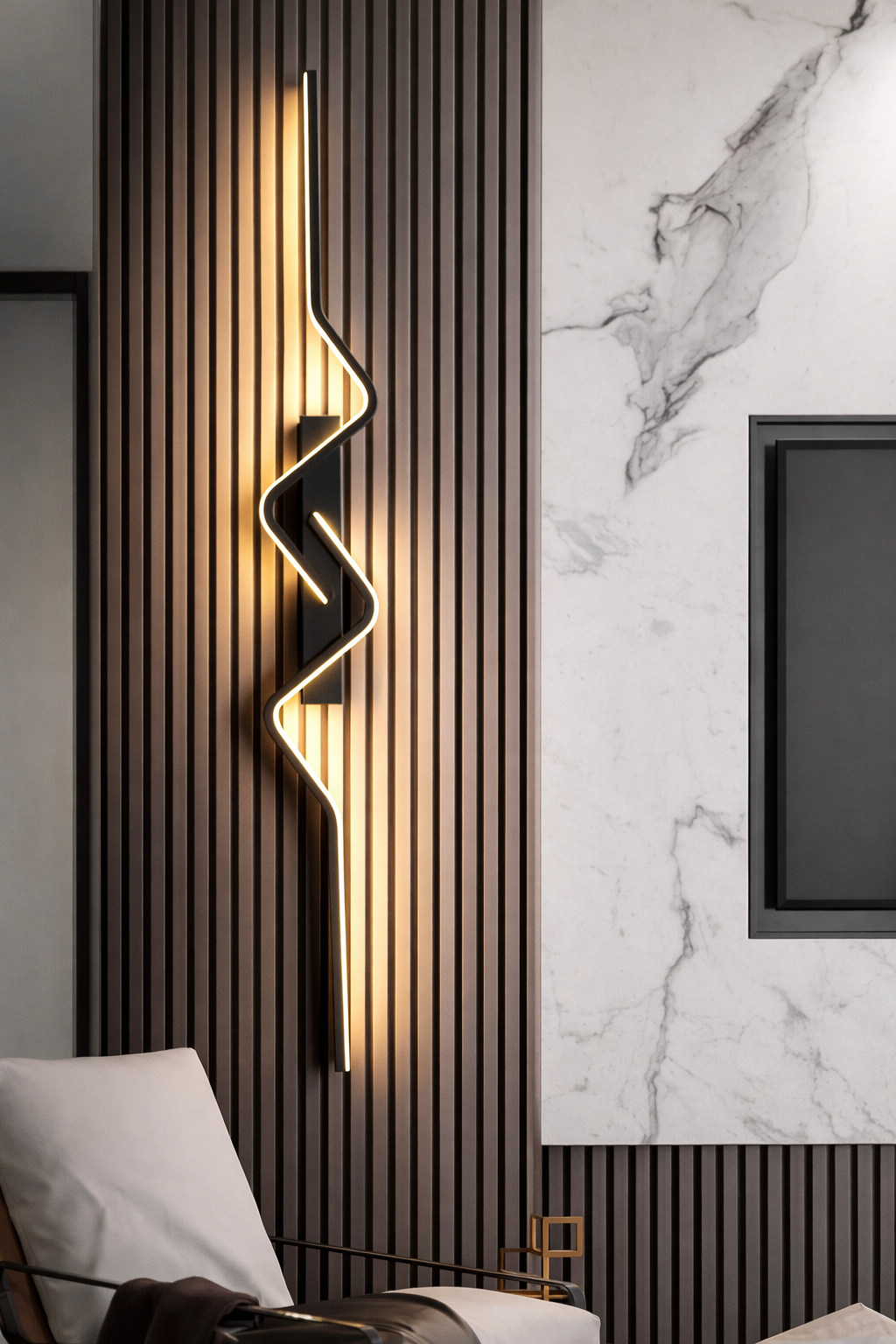 Foco LED de Diseño Alargado - Decoración de Interiores y Luz de Acento