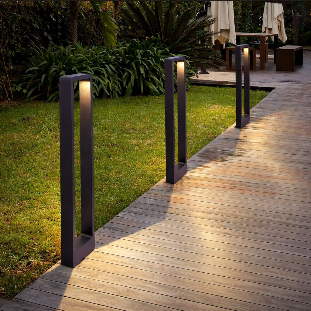 Baliza LED de Jardín Impermeable Tipo Pilar Moderno