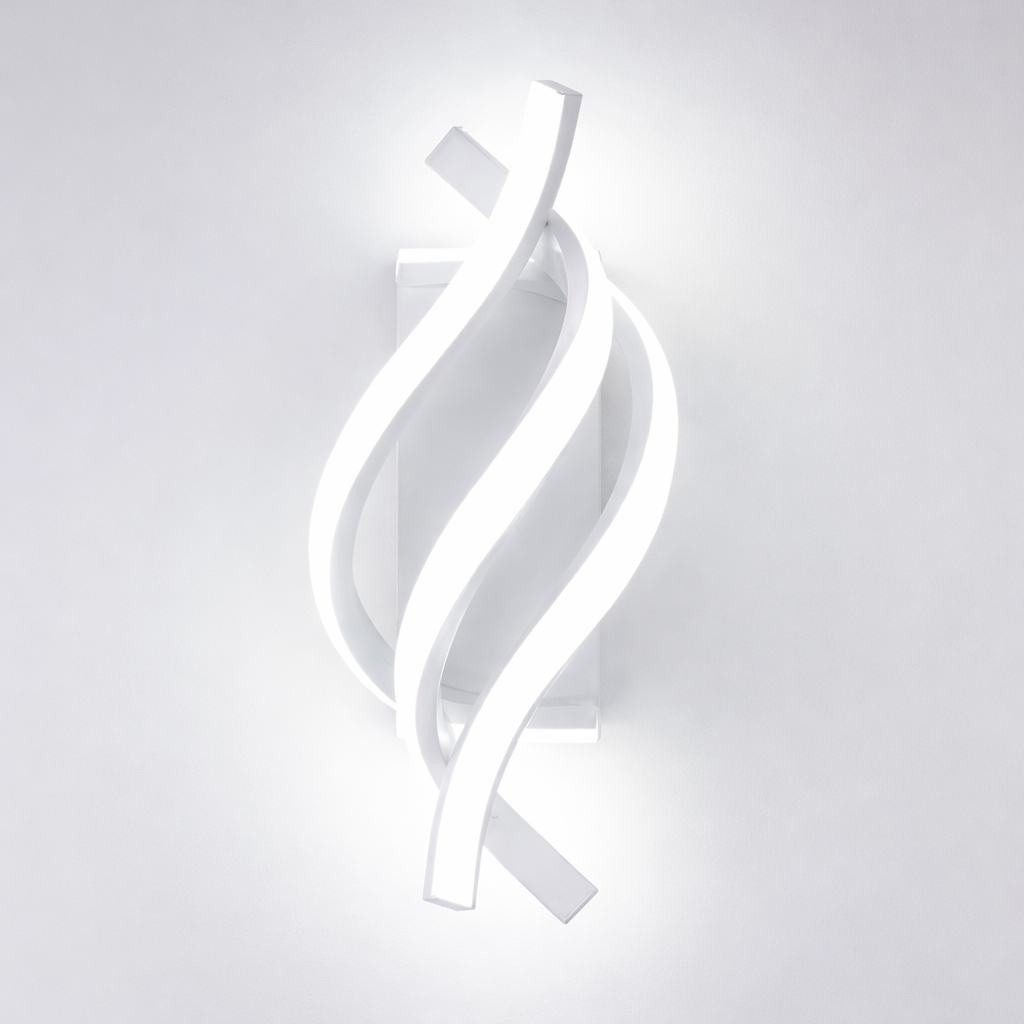 Aplique LED Moderno Espiral para Dormitorio y Salón