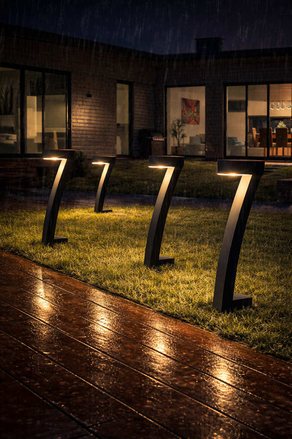 Baliza Solar LED Exterior con Estaca para Jardín