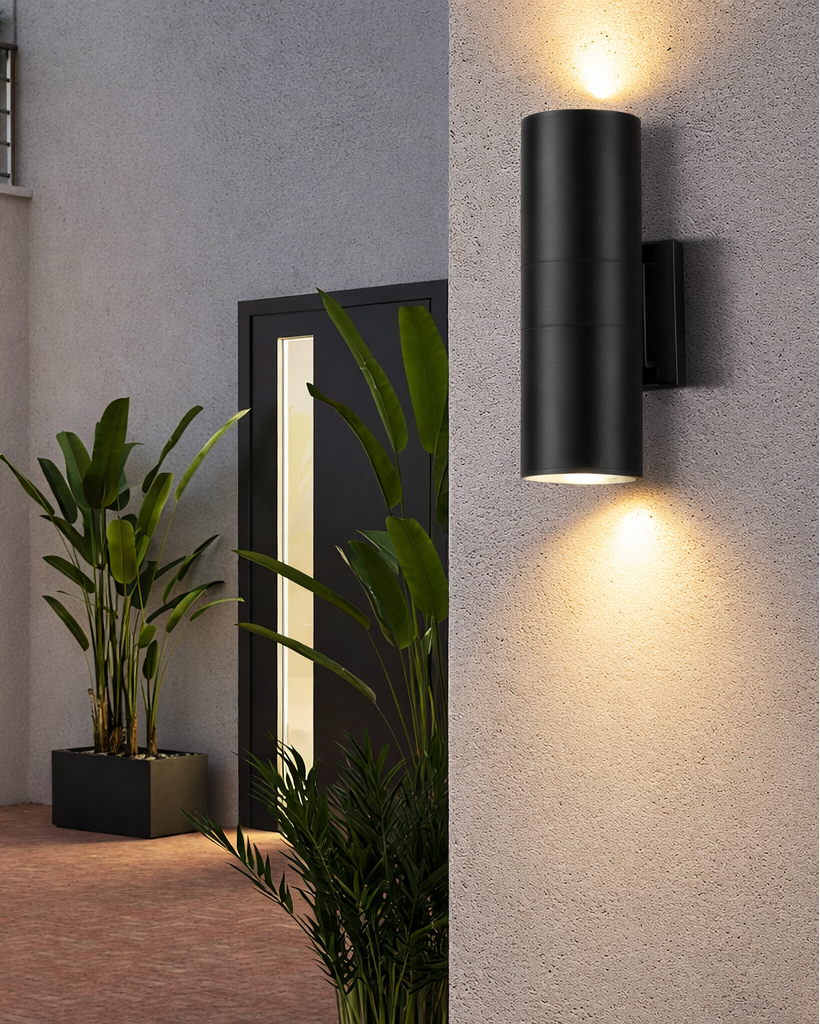 Aplique de Pared Exterior LED Tipo Proyector Negro