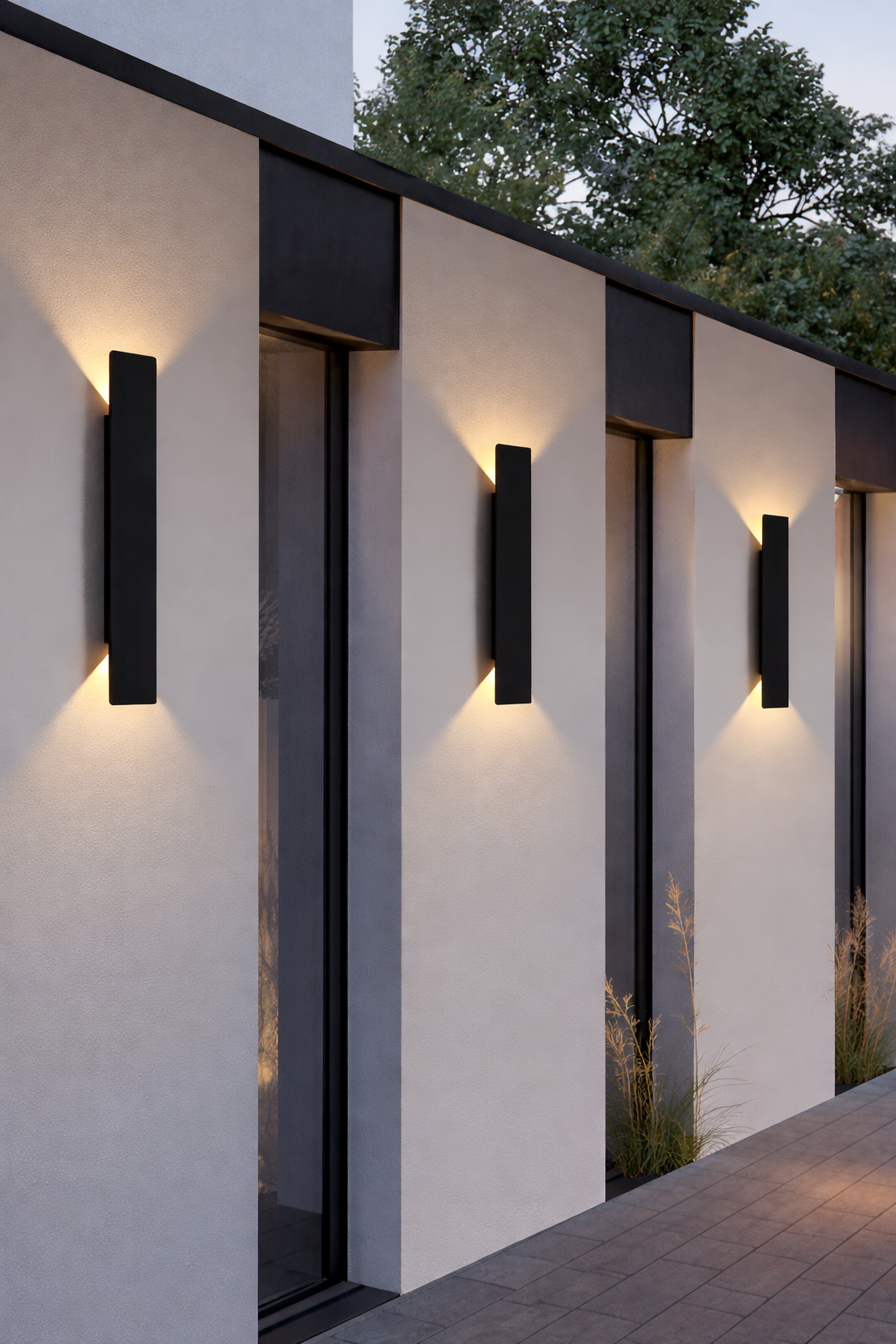 Aplique LED de Pared Up Down Moderno para Interior y Exterior