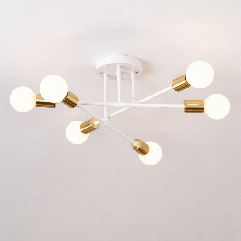 Lámpara de Techo Industrial Retro | Araña para Salón y Hogar