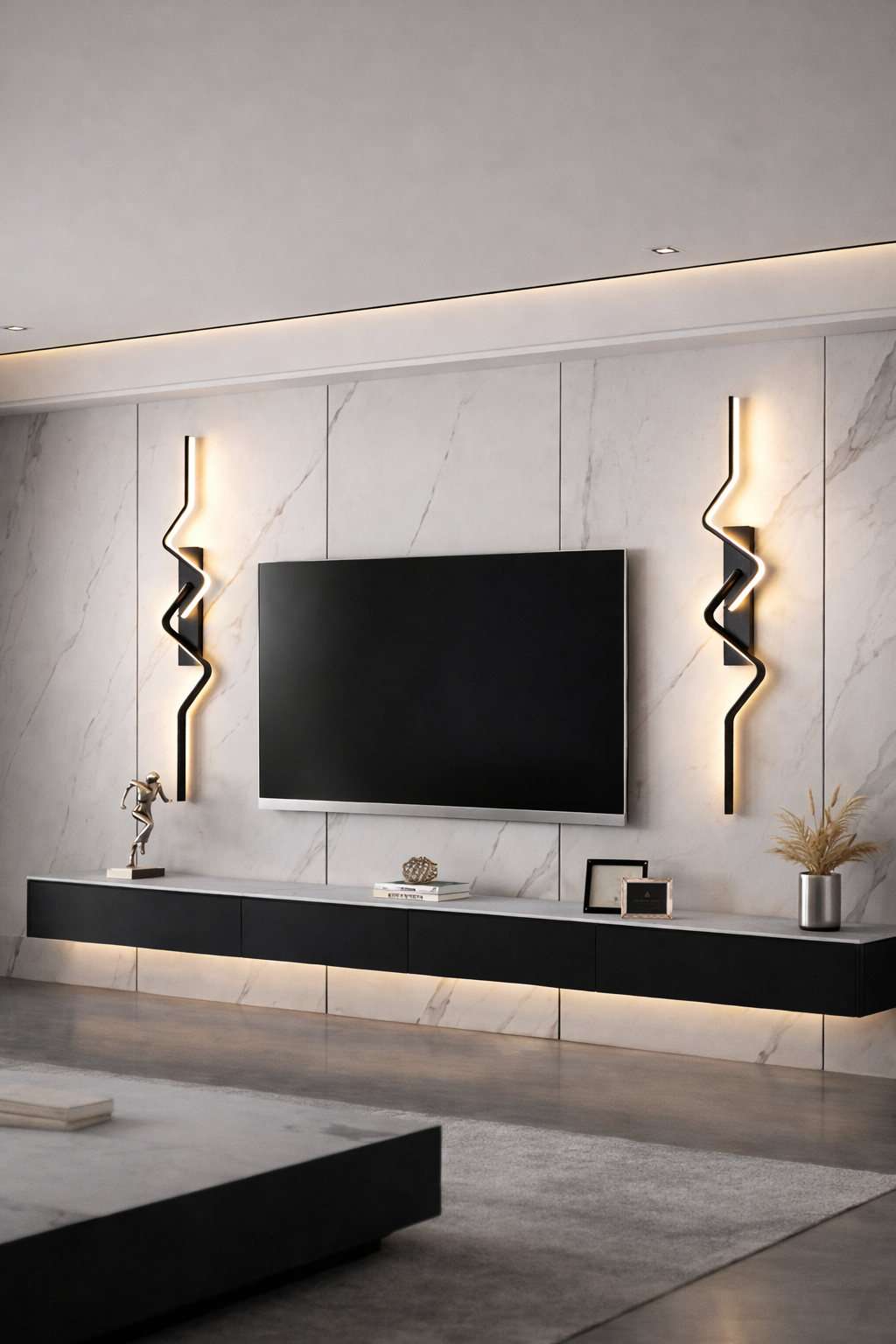 Foco LED de Diseño Alargado - Decoración de Interiores y Luz de Acento