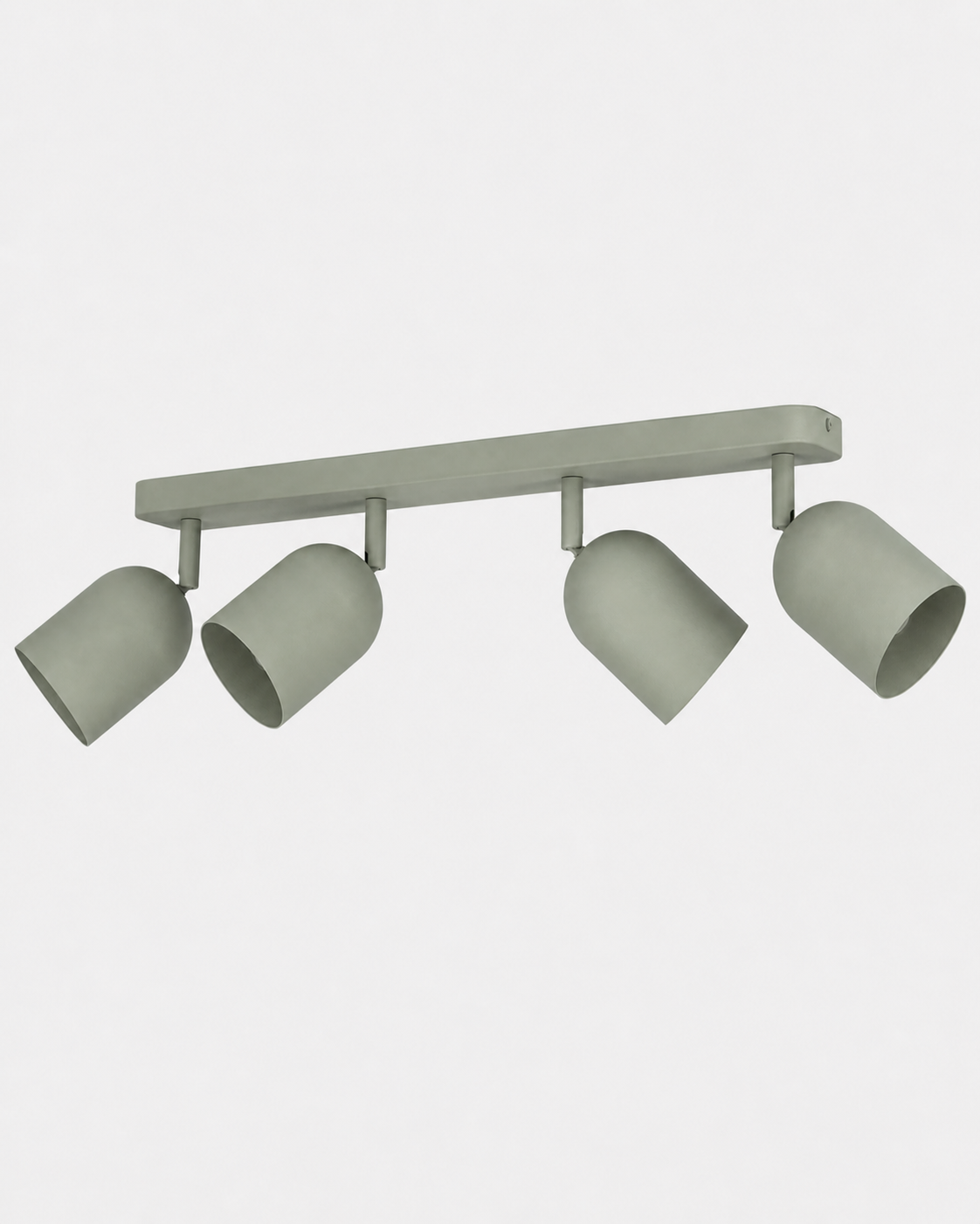 Lámpara de Techo con Focos Orientables Verde Oliva E14