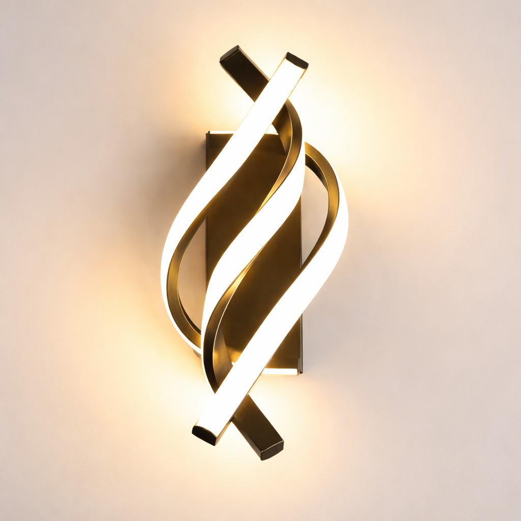 Aplique LED Moderno Espiral para Dormitorio y Salón