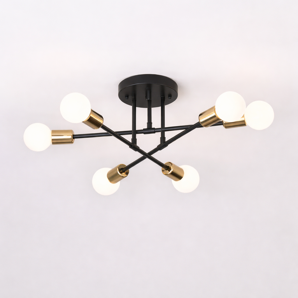 Lámpara de Techo Industrial Retro | Araña para Salón y Hogar