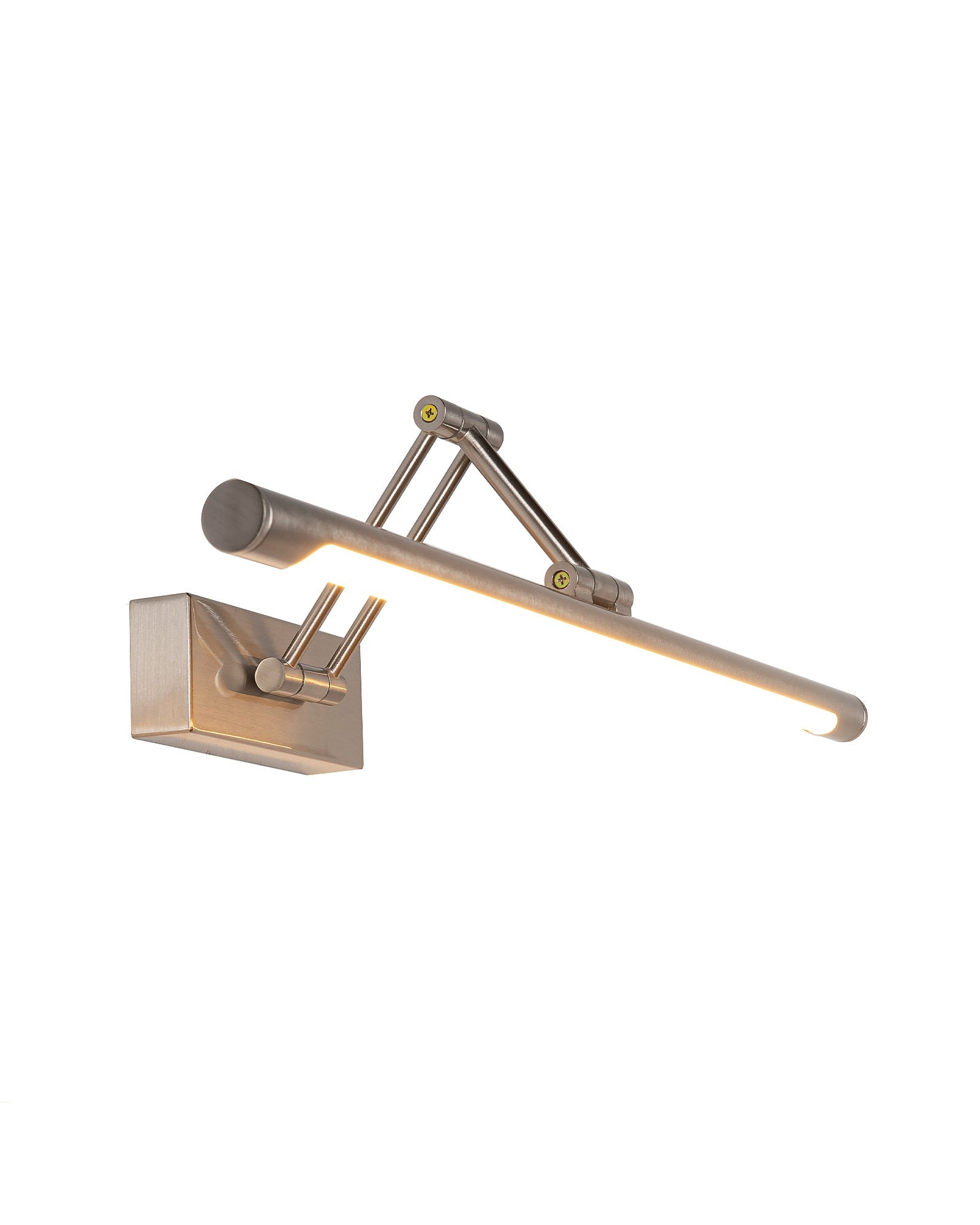 Aplique LED orientable para cuadros en acabado níquel