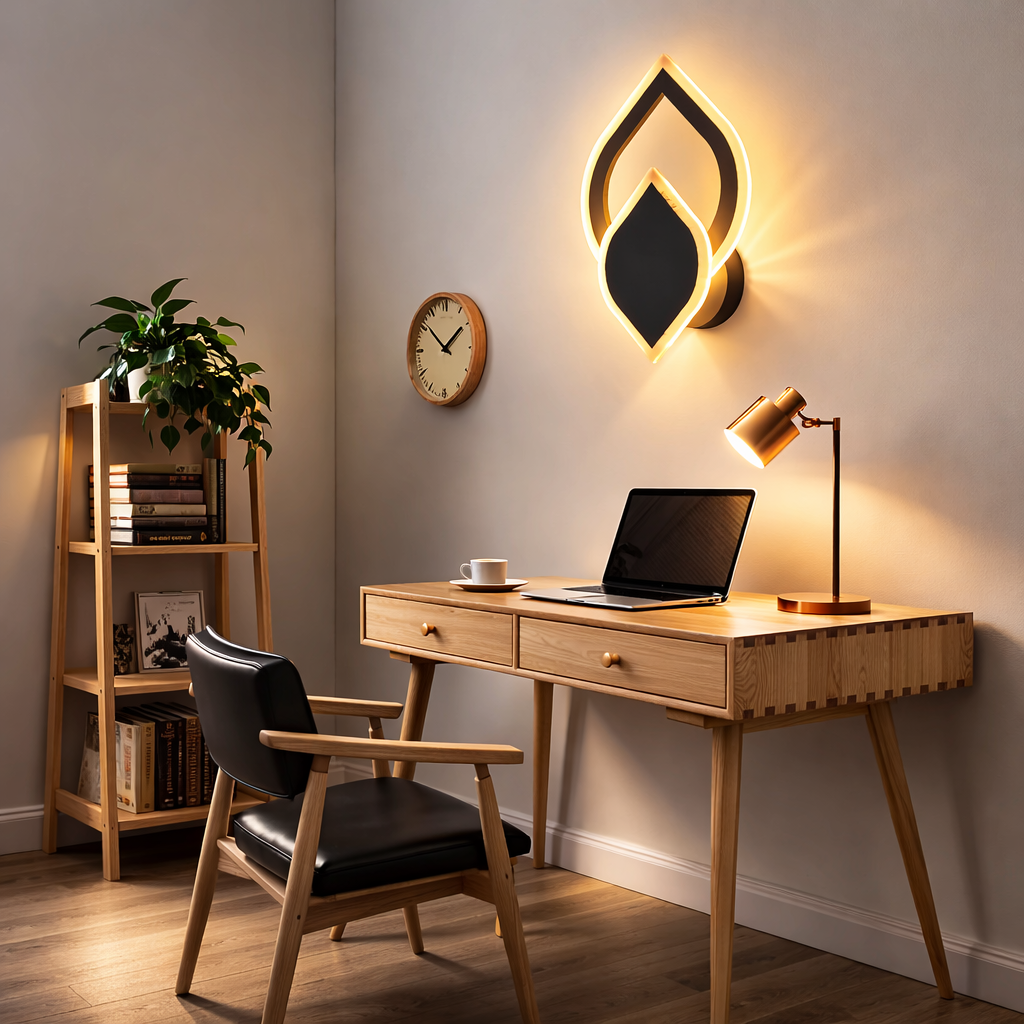 Aplique LED Moderno de Acrílico para Dormitorio y Pasillo