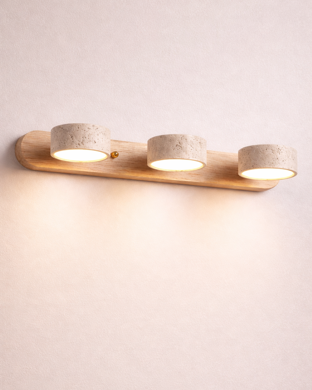 Aplique de Pared Japonés Minimalista - Iluminación Creativa para Tocador