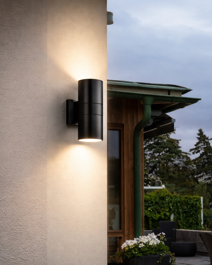 Aplique de Pared Exterior LED Tipo Proyector Negro