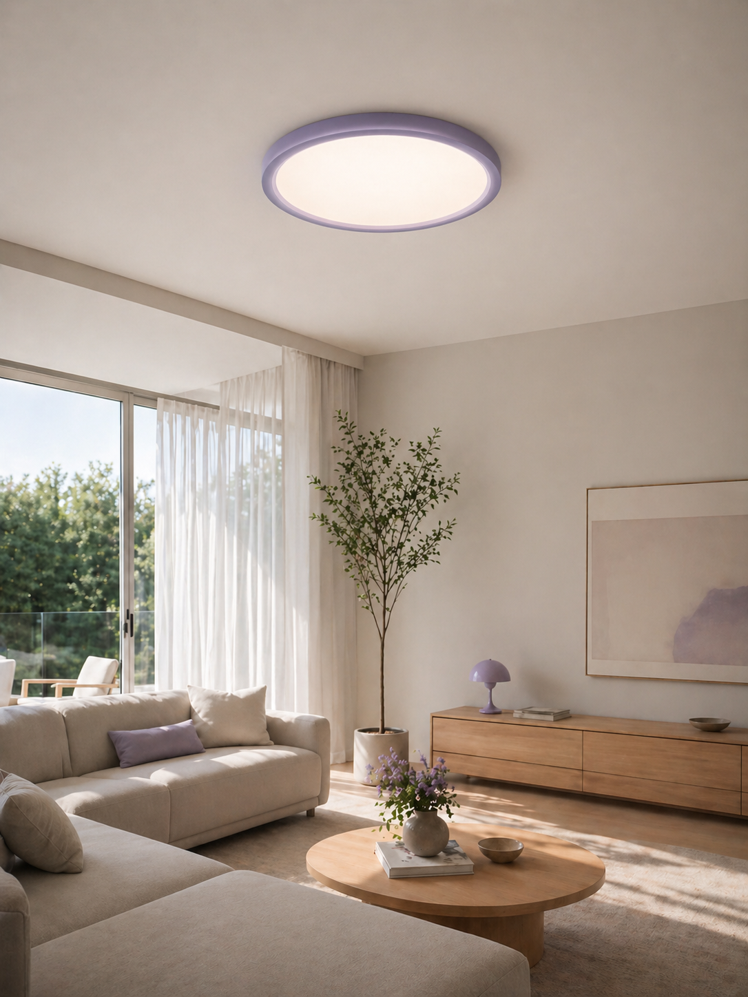 Plafón LED Redondo Ultrafino para Baño y Dormitorio