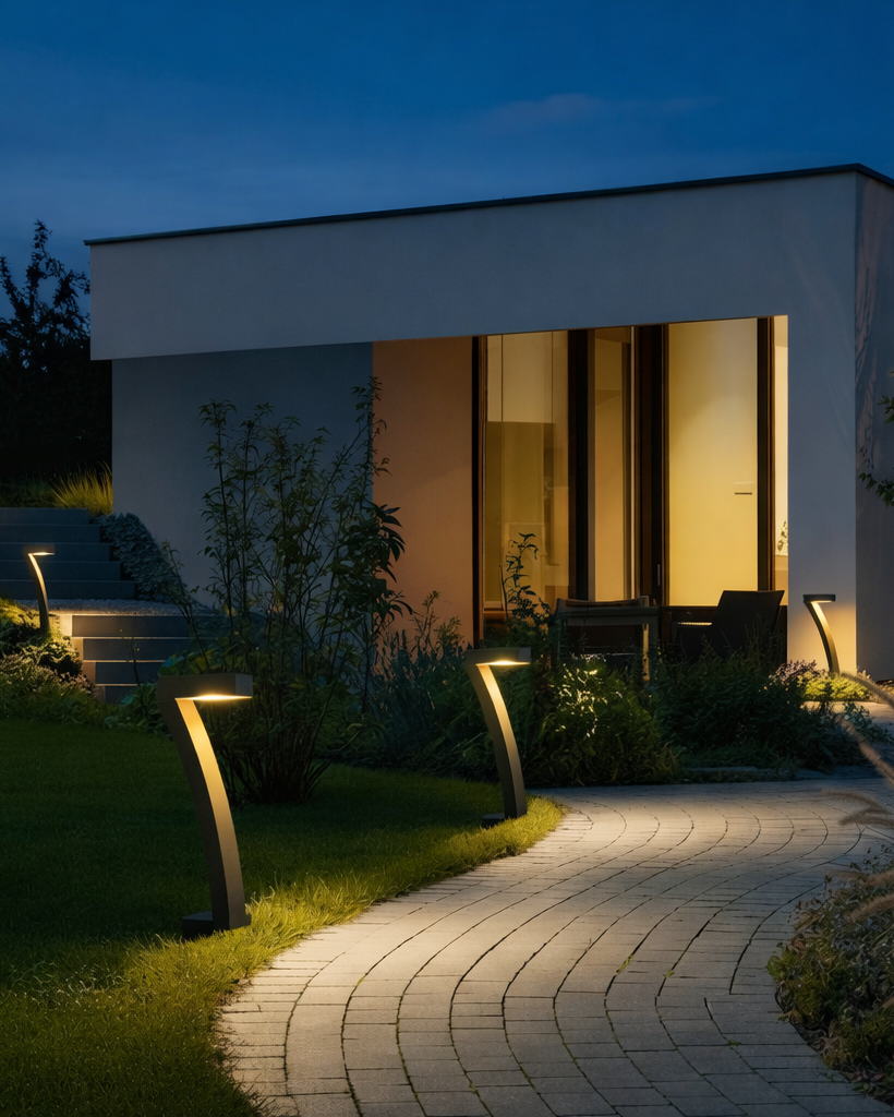 Baliza Solar LED Exterior con Estaca para Jardín