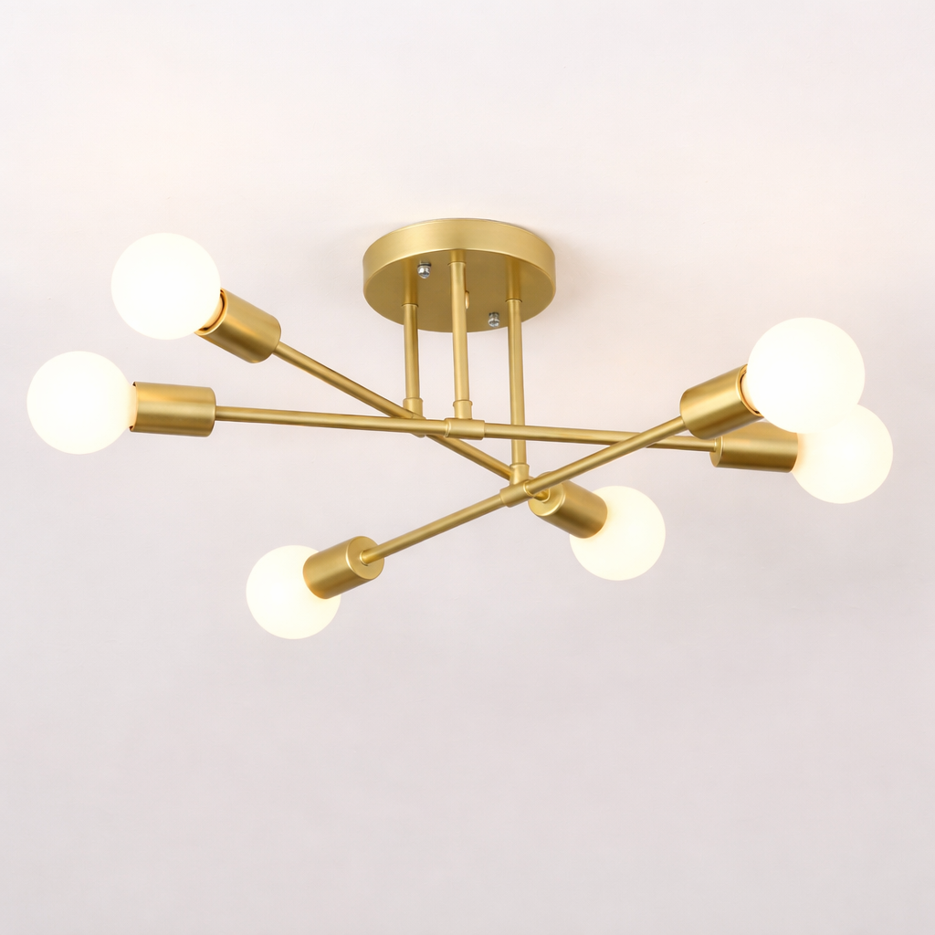 Lámpara de Techo Industrial Retro | Araña para Salón y Hogar