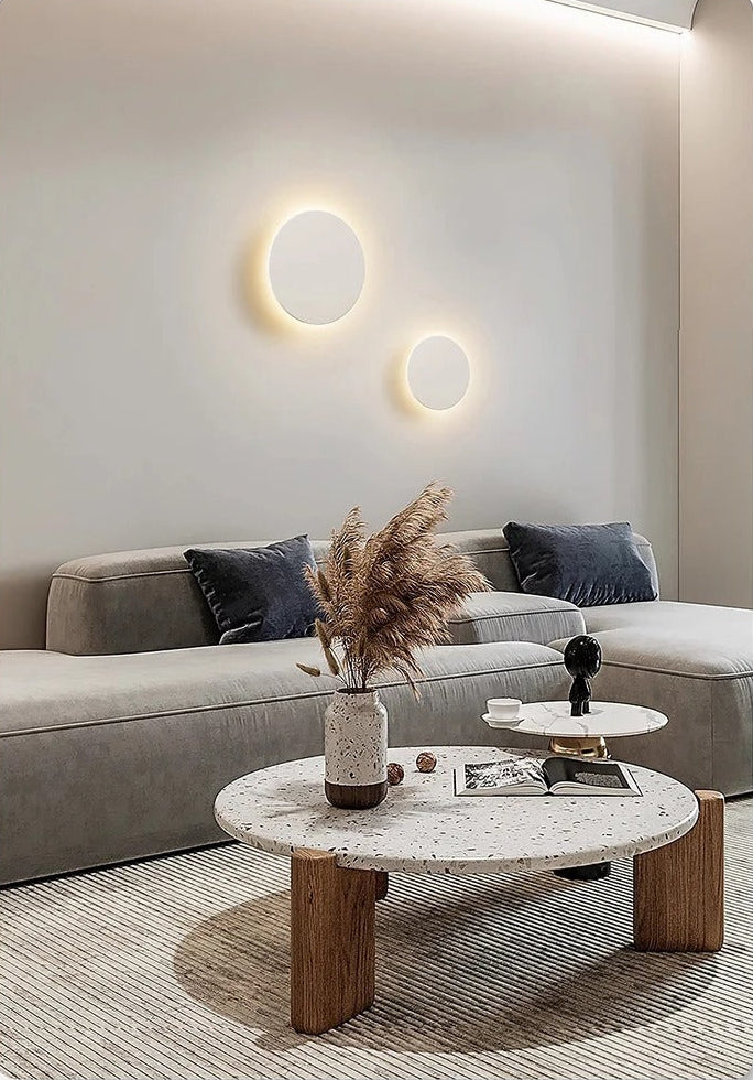 Aplique LED Redondo de Pared Diseño Moderno Minimalista
