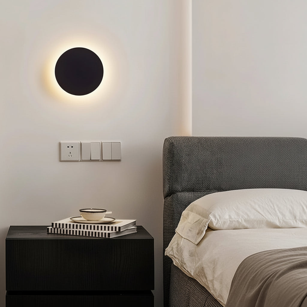 Aplique LED Redondo de Pared Diseño Moderno Minimalista