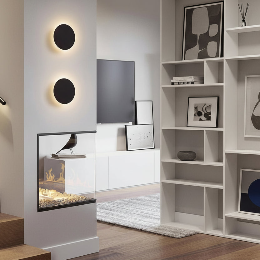Aplique LED Redondo de Pared Diseño Moderno Minimalista