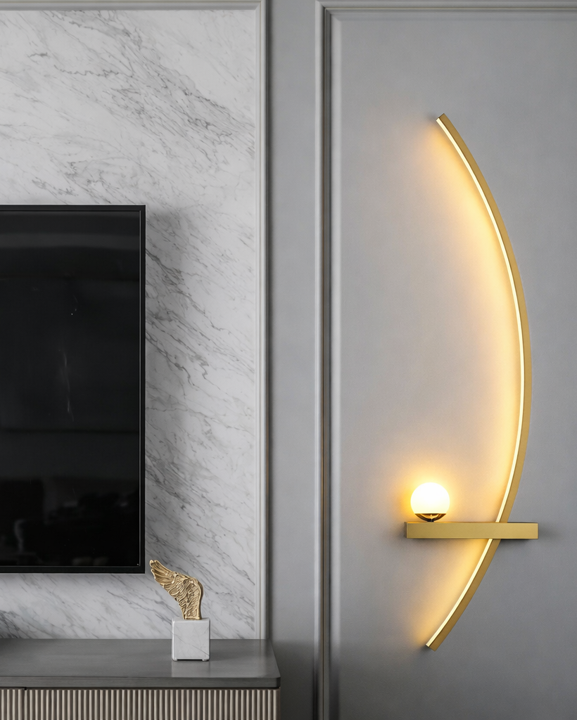 Aplique LED Lineal de Pared Moderno para Dormitorio