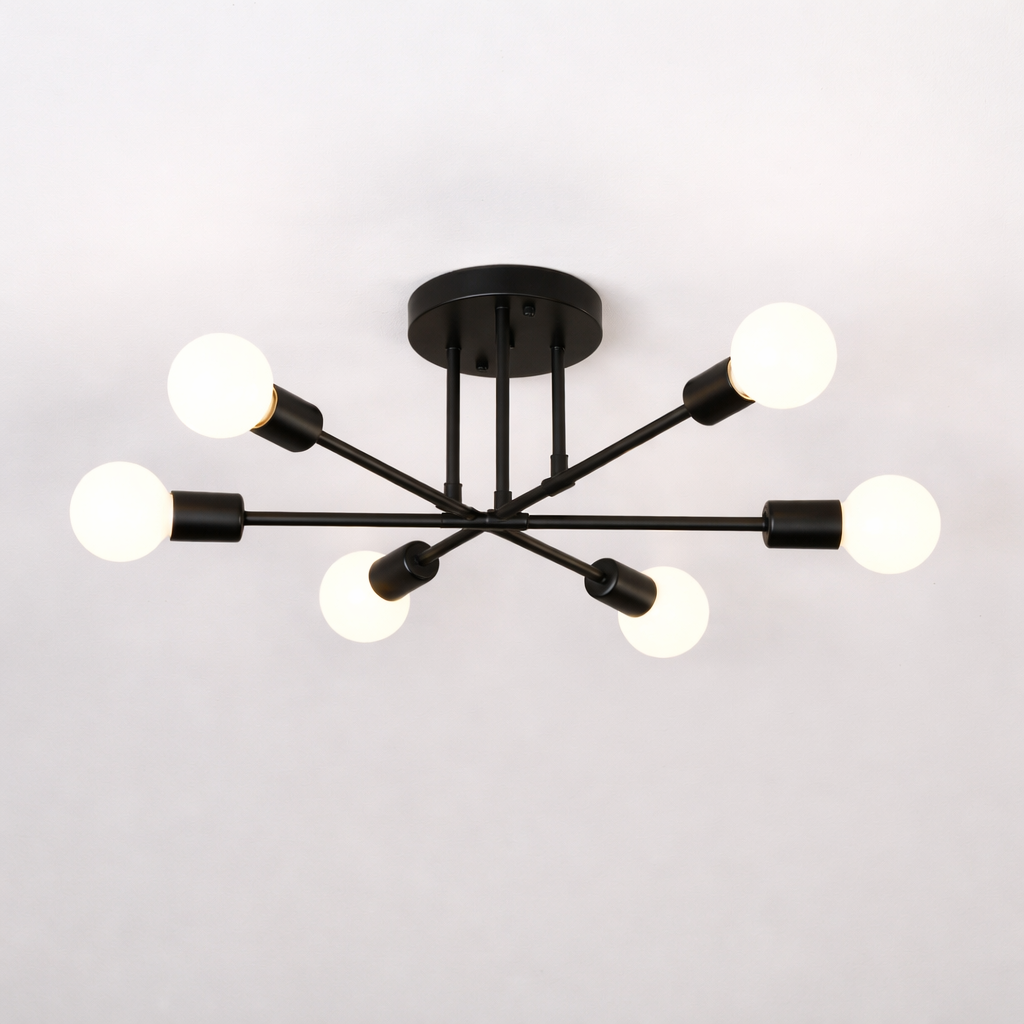 Lámpara de Techo Industrial Retro | Araña para Salón y Hogar