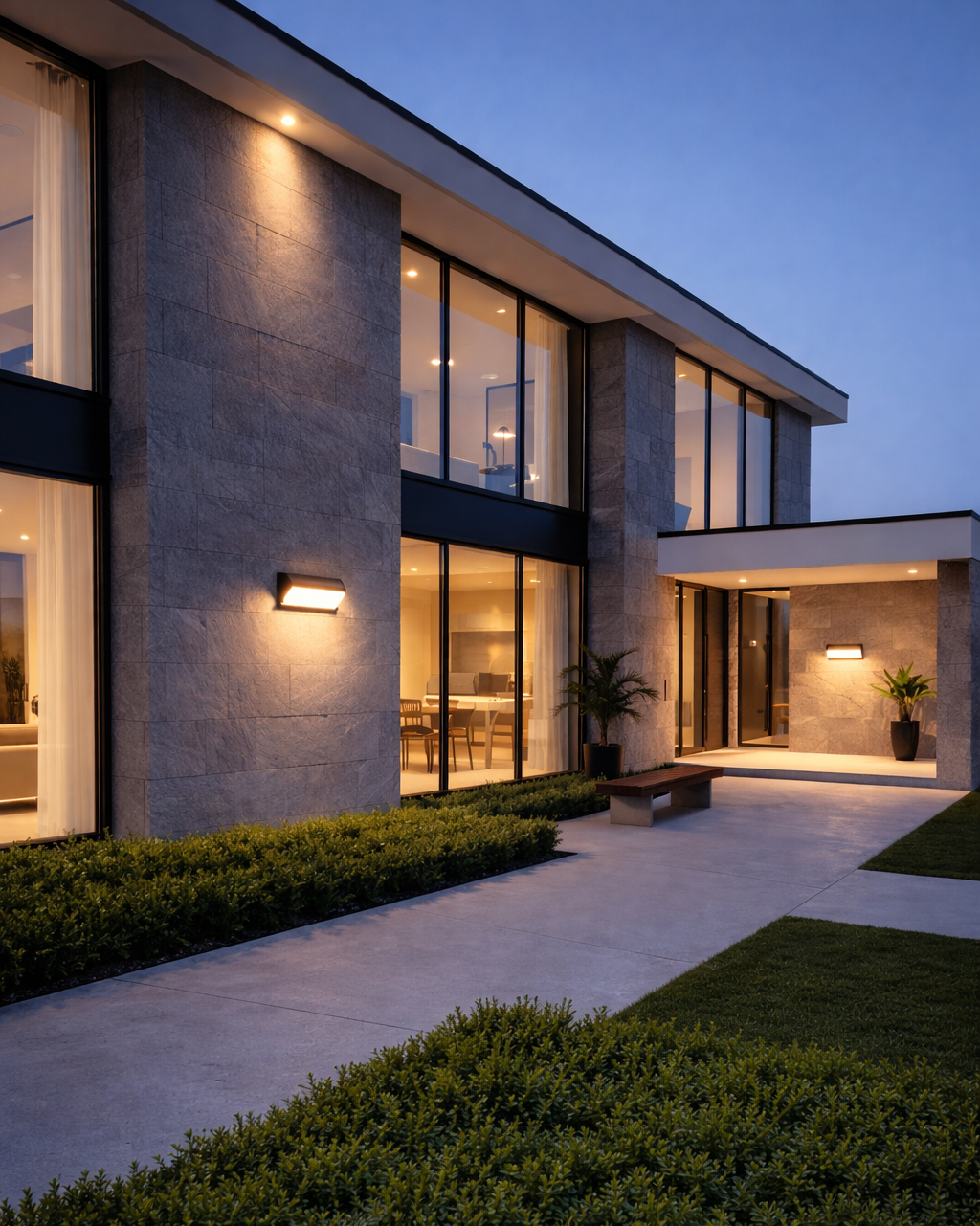 Lámpara de Pared Exterior LED Impermeable Moderna