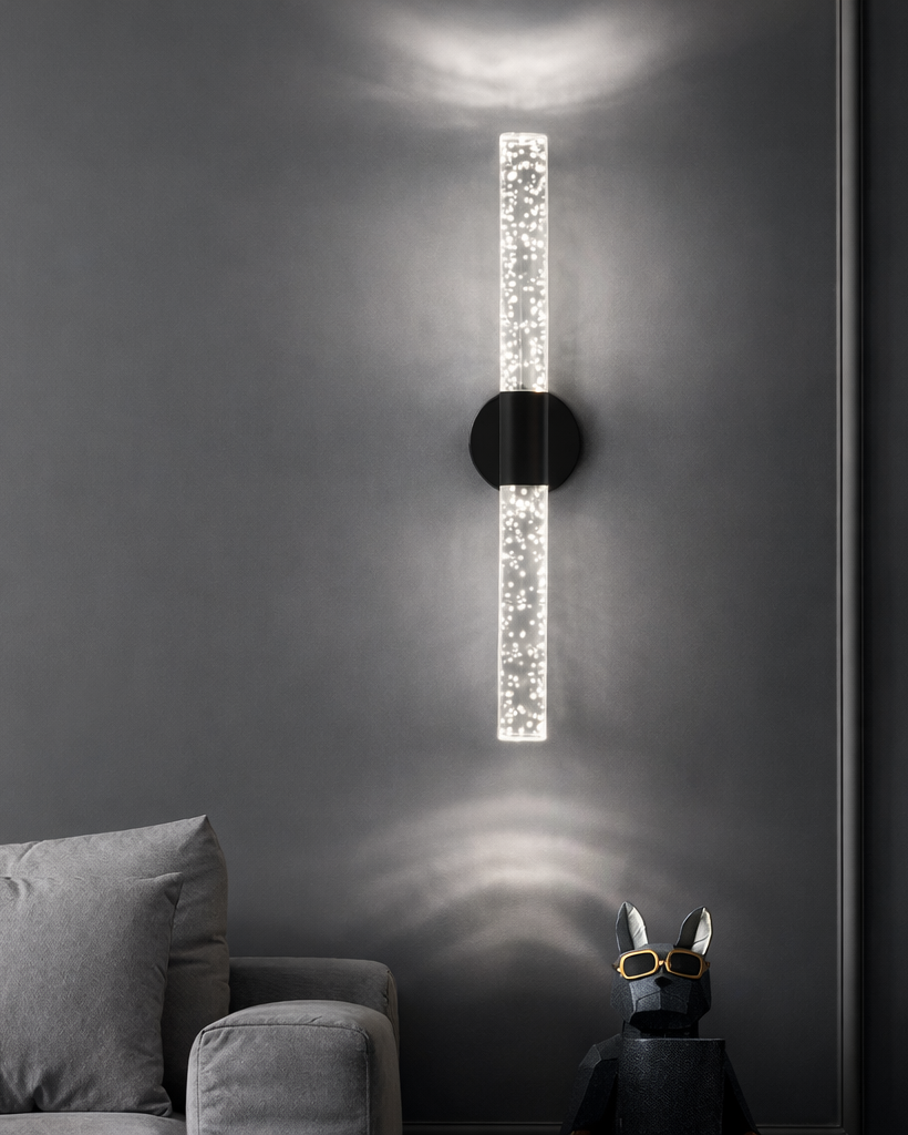 Aplique de Pared LED Cristal Burbuja Minimalista