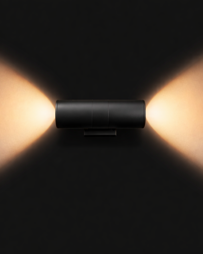 Aplique de Pared Exterior LED Tipo Proyector Negro