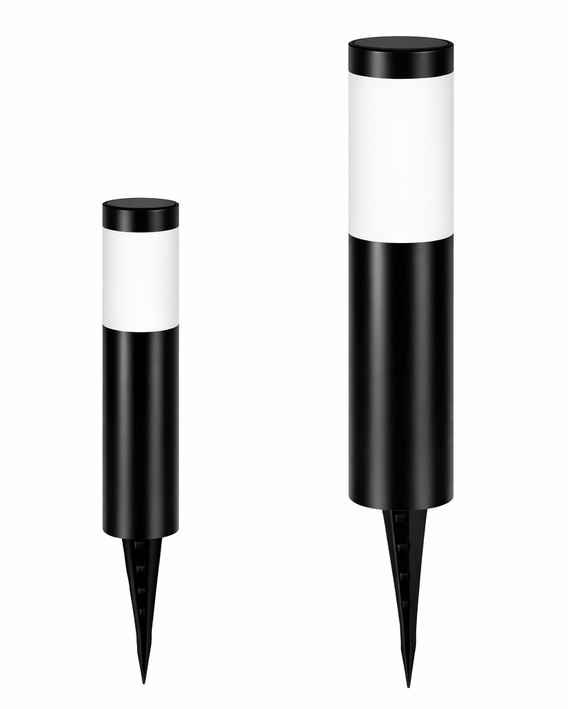 Baliza Solar LED Acero Inoxidable para Jardín y Camino