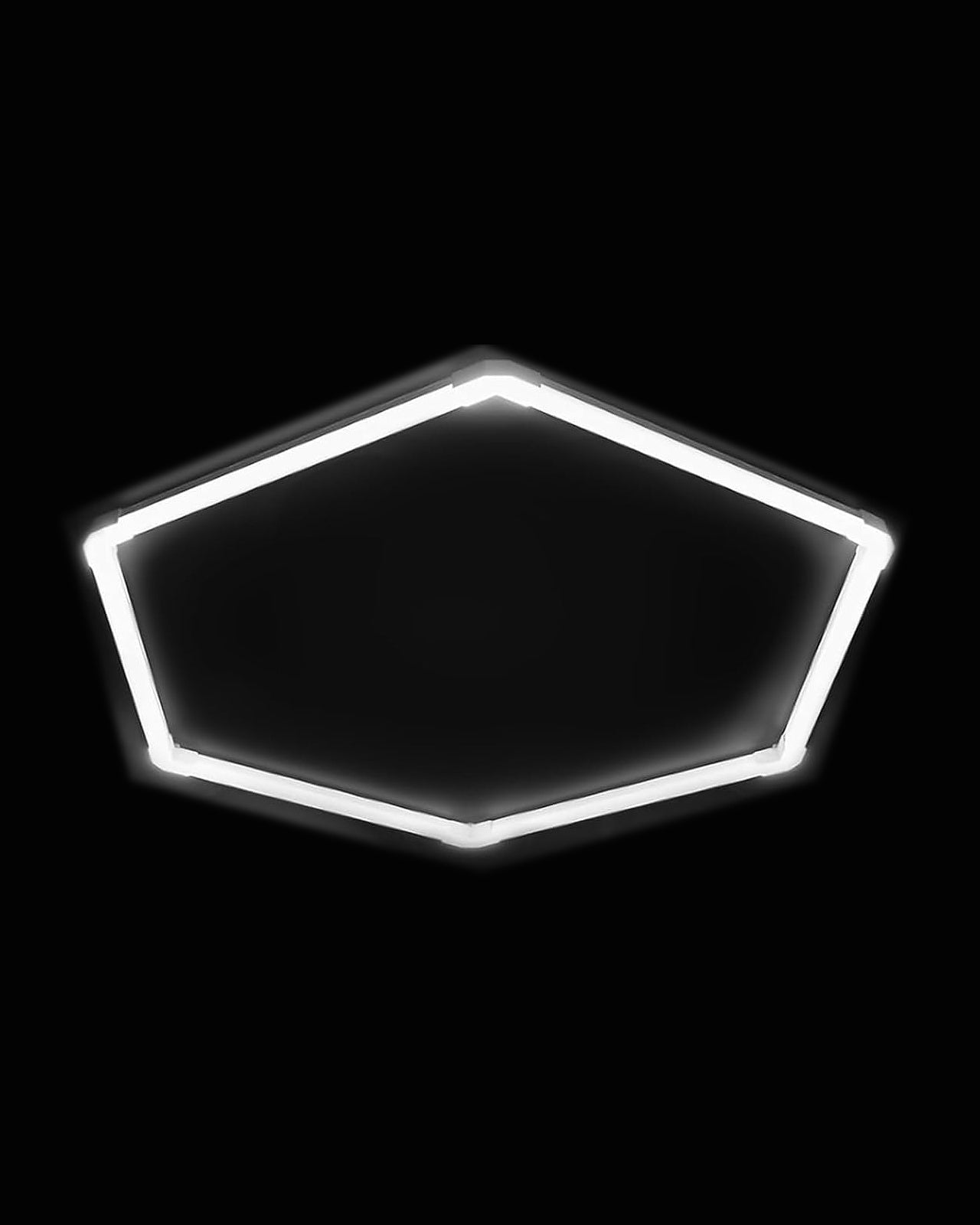 Iluminación LED hexagonal configuración de un módulo