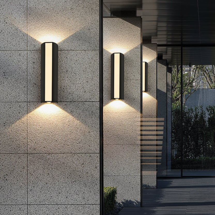 Lámpara LED Minimalista para Exterior - Bañador de Pared Decorativo