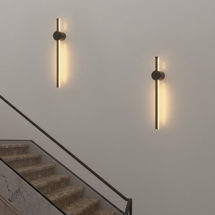 Aplique LED de Pared Lineal Giratorio Moderno Minimalista