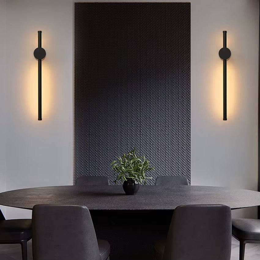 Aplique LED de Pared Lineal Giratorio Moderno Minimalista